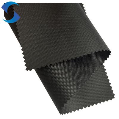 China 100% Polyester 600D Oxford Fabric Black Ripstop Bagpack 500D*600D à venda