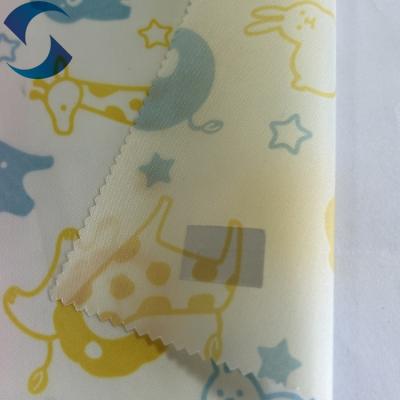 Китай Digital Polyester Cartoon Printing Taffeta Fabric Raincoat Waterproof For Kids продается