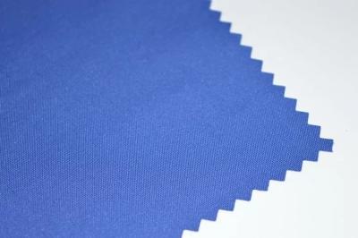 China Taslon Windproof Fabric For Garments Moisture Wicking Pants UV Resistant Blue Talon Fabric PU Coated for sale