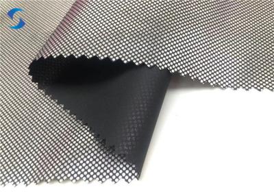 China Plain Dyed 55gsm 210T Polyester Taffeta Fabric Silver Coated for sale