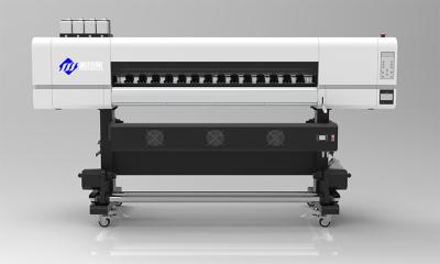 China 35m2 / Stunden-wasserbasierter Wärmeübertragungs-Drucker-Two Head Digital-Tintenstrahl-Drucker zu verkaufen