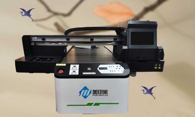 中国 L1600 X W1690 X H802Mm UV Flatbed Printer For Printing On Printable Plastic 1440Dpi 販売のため