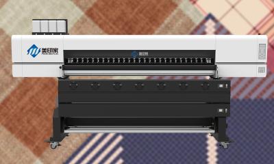 中国 200m2 / Hour Efficient Inkjet Textile Printing Machine With One Year Print Head Life 販売のため