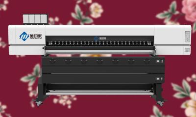 China 330m2 / Hour 3L Ink Digital Inkjet Printing Machine With Sublimation Paper for sale