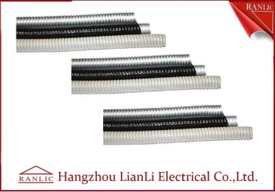 China Grey / Black Galvanized Steel Flexible Electrical Conduit with PVC Coated for sale
