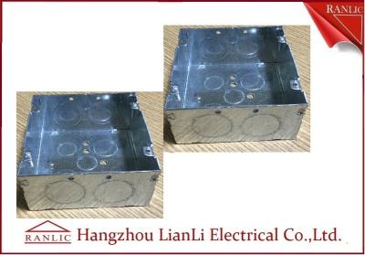 China Hot Dip Metal Conduit Box , Metallic Galvanized 5
