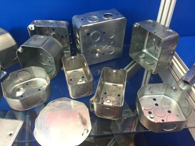 China Zinc Plated Metal Conduit Box Octangon Square  1-1/2