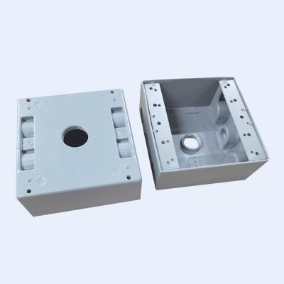 China Pvc Coated 7 9 Holes WaterProof Junction Box With Pe Film Package for sale