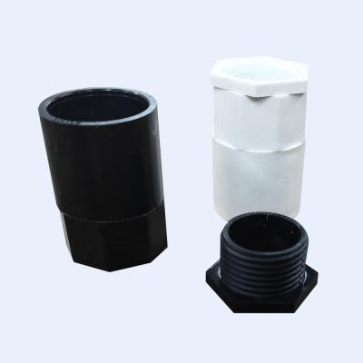China Non Conductive Upvc Male Adaptor For Conduit Pipe 40mm BS4568 Standard for sale