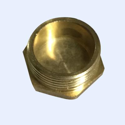 China Stopping Plug Slotted Head Brass Electrical Wiring Accessories Malleable for sale