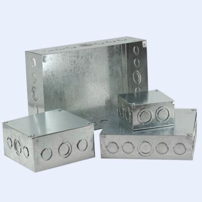 China GI Adaptor Conduit Junction Box  Knockouts 1.0MM  1.2MM Coil Thickness for sale