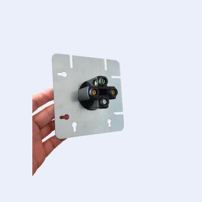 중국 4 인치 직류 전기를 통한 강철 금속 도관 상자 덮개 1.20MM 1.60MM 간격 판매용