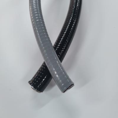 China UL Listed 0.013inch Liquid Tight Metal Flexible Conduit Black Grey 100 Feet Per Roll for sale