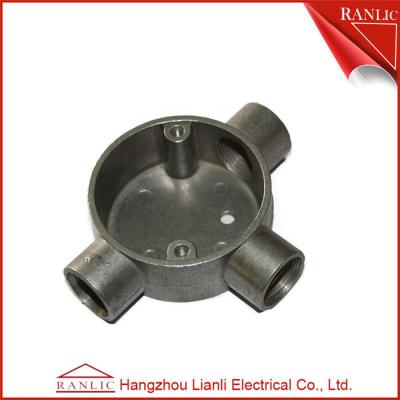 China Aluminum EMT / IMC Conduit Junction Box Three Way Pipe Fitting Customized , ISO9001 for sale