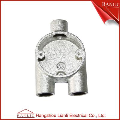 China Malleable Iron Conduit Junction Box Y Way Branch 3 Way Junction Box / Eco Friendly for sale