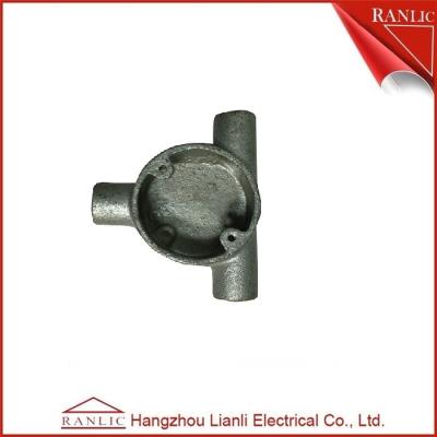 China Circular Junction Box For BS4568 Class 4 Rigid Conduit / Malleable Iron Materials for sale
