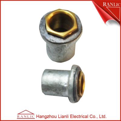 China Flange Coupler Conduit Junction Box With Lead Washer & Brass Male Bush , Malleable Iron for sale