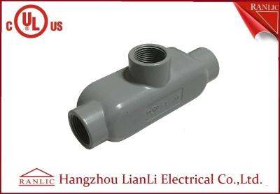 China Threaded EMT Rigid Conduit Body 4 inch / T Series Weatherproof Outlet Box Without Cover for sale