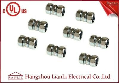 China Steel IMC 3/4 Compression Coupling Rigid Conduit Adaptor Electro Galvanized for sale