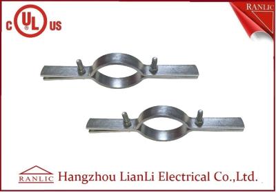 China Electro Galvanized Rigid Conduit Fittings Steel Riser Clamp With Screw And Nut for sale