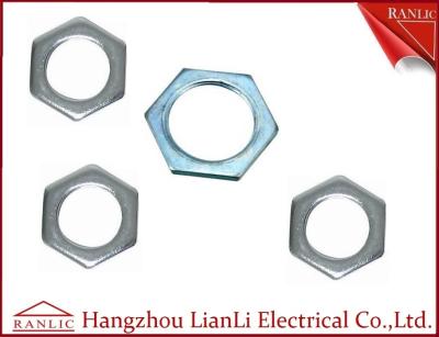 China 20mm to 50mm Hot Dip Gal GI Hexagon Locknut 3.0mm to 6.0mm Thickness for sale