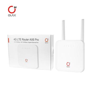 China 4g Lte Cpe Cat4 Pro-ROHS CER Modem-Router Olax AX6 im Freien zu verkaufen
