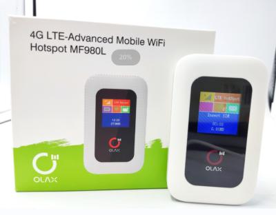 China OLAX MF980L Wireless Wifi Routers With LCD Screen Modem 4g Mini 150Mbps for sale