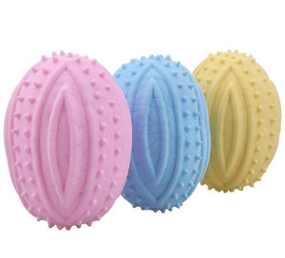 China Tooth Brush Rubber Plastic Chew Toys For Dogs Small Medium Large Breeds for sale