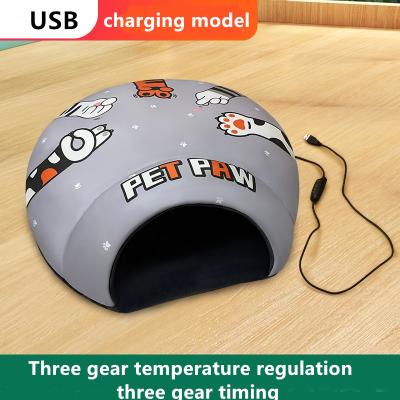 Chine USB Constant Temperature Heated Dog Bed électrique Cat Nest Mat lavable démontable à vendre