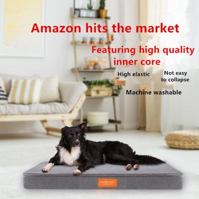 China Amazon Hot Dog Mattress Removable And Washable Dog Cushion Best Dog Mattress for sale