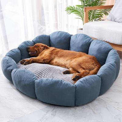 China Dog Kennel Warm In Winter Best Dog Bed For Husky Removable And Washable Golden Hair Dog Bed For All Seasons for sale