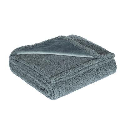 China Pet Waterproof Blanket Flannel Cotton Wool Sherpa Thickened Dog Blankets For Sale Kennel for sale