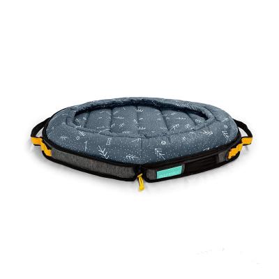 China Pet Outdoor Storage Travel Cushion Collapsible Dog Bed Pet Waterproof Removable Washable Dog Cushion Folding Nest for sale