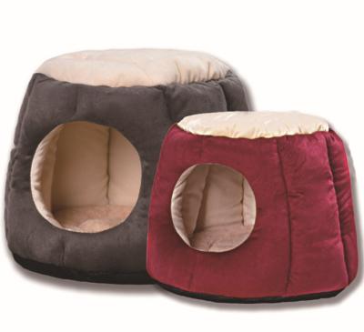 China Warm Sleeping Felt Cat Cave Bed Nest Kitty Shape Puppy House for sale