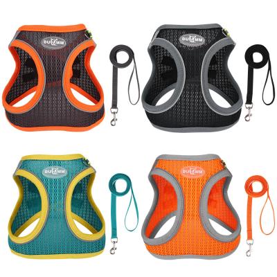 China Lightweight Design Mesh Pet Harness Vest For Ensure The Safety for sale