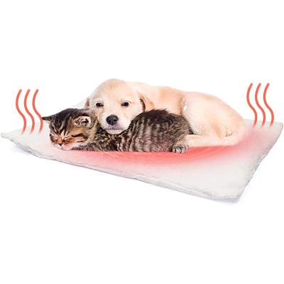 China Pet Kennel Mat Self-Heating Cat And Dog Mat Blanket Warm Lambswool Pet Kennel for sale