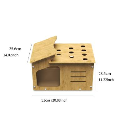 China Portable Pet House For Travel Pet Cat Nest Scratching Posts Pet Carrier Cage for sale