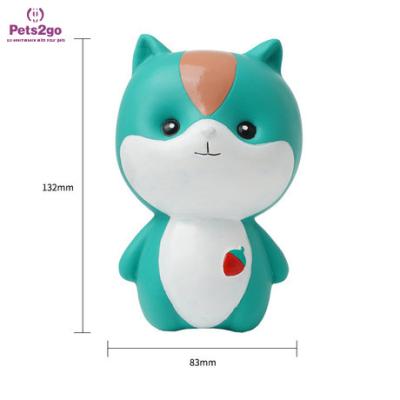 China Interactive 112x74mm Latex Cat Playing Ball for sale