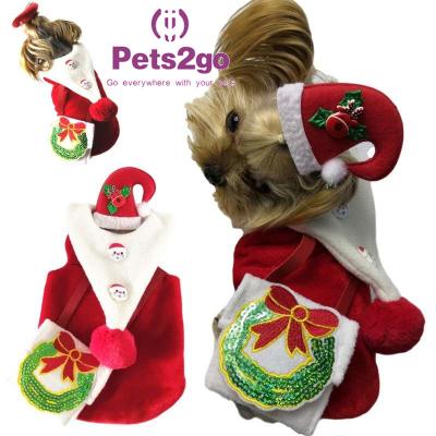 China Suéter del perro del reno de la Navidad del día de fiesta del vintage del animal doméstico del arándano - bufanda a juego del perro, suéter y manta Availab del dueño del animal doméstico en venta