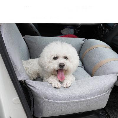 China Pet Lattice Color Matching Folding Car Dog Seat Portable for sale