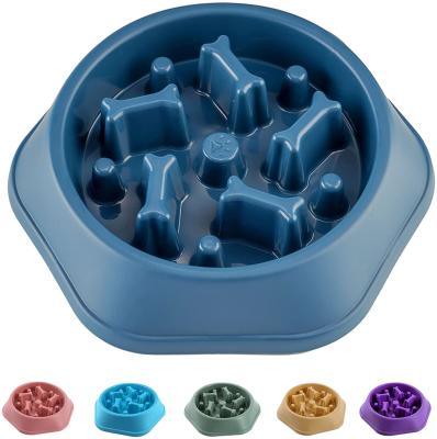 China Dog Slow Feeder Bowl For Medium Small Dogs & Puppies To Slow Down Eating for sale
