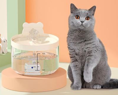 China Large Capacity Ceramic Pet Water Fountain For Cats Dogs for sale