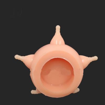 Chine Pompe de sein liquide d'animal familier de silicone de catégorie comestible Cat Dog Molar Toy Tear résistante à vendre
