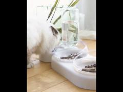 Elevated 15 Degree Tilted Raised Cat Bowls ABS Material