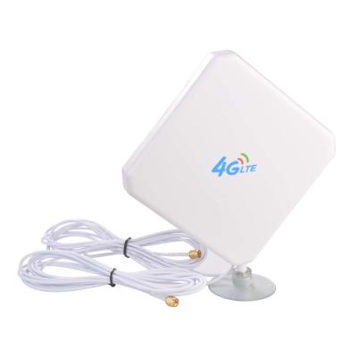 China 4g 35Dbi Long Range Signal Booster LTE Router Antenna With Dual Interface for sale