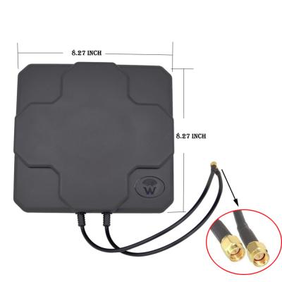 China 2 X22dBi Long Range Wifi Access Points Outdoor 4G LTE MIMO Antenna for sale