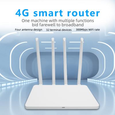 China Drahtloser 4G LTE WLAN-Router CAT4 300Mbps 1200M CPE mit 4 externen Antennen WAN/LAN RJ45 zu verkaufen