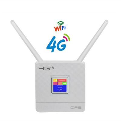 China 4G LTE CPE Wifi Router CAT4 150Mbps Wireless SIM With External Antenna WAN/LAN RJ45 for sale