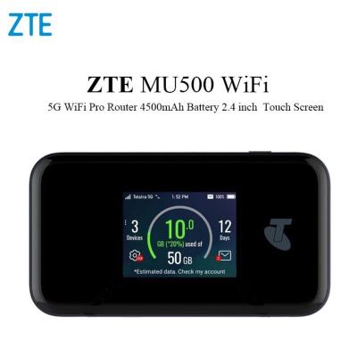 中国 オリジナル ZTE MU500 ZTE 5G Wi-Fi Pro 5G mm & sub 6GHz 4G CAT20 WiFi 6 + LAN ポート 販売のため