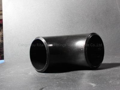 China SMLS Schedule 80 Black Pipe Fittings A53 GR.B Sch40 High Pressure LR 45 Degree Elbow for sale